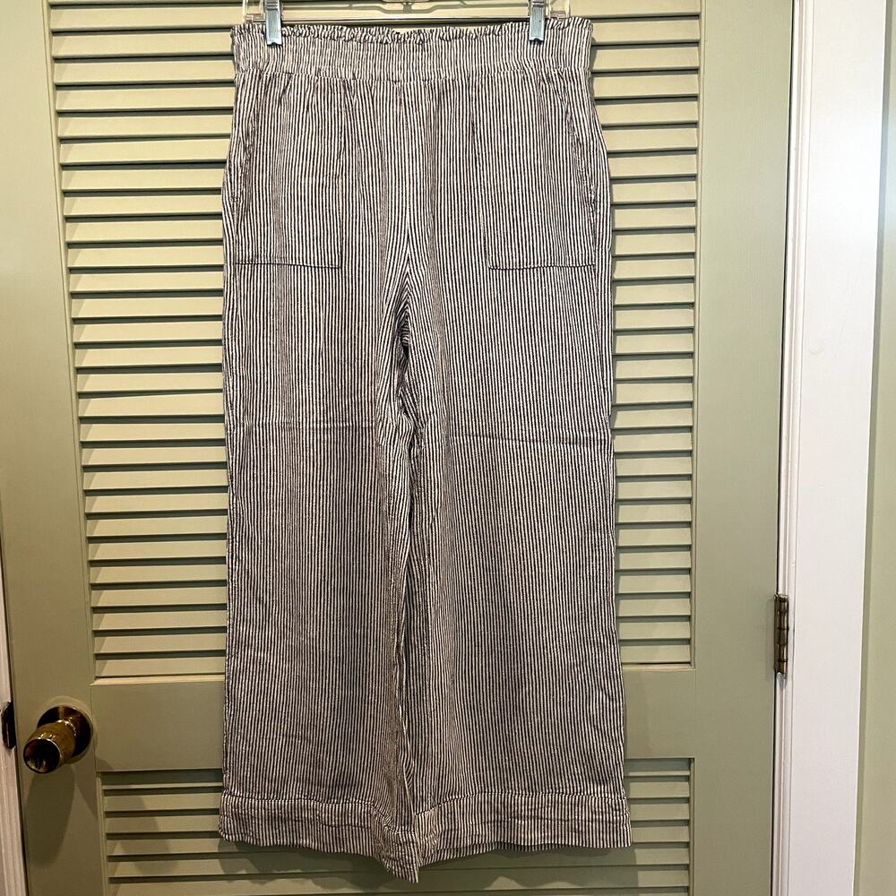 Womens Wide Leg Tim and Tru Linen/Rayon Blend Pants Size 4-6